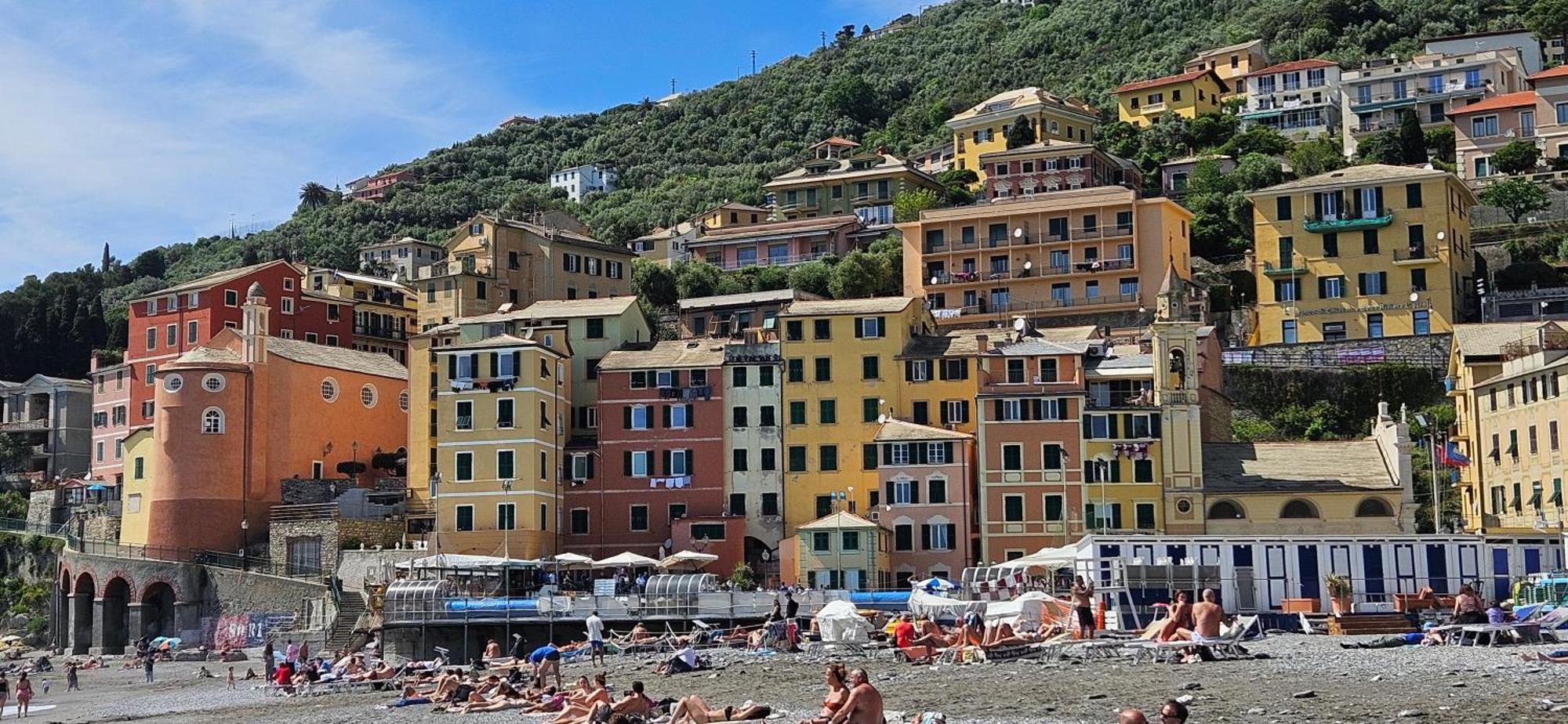 Ferienwohnung Finestre Sul Mare Sori Exterior foto